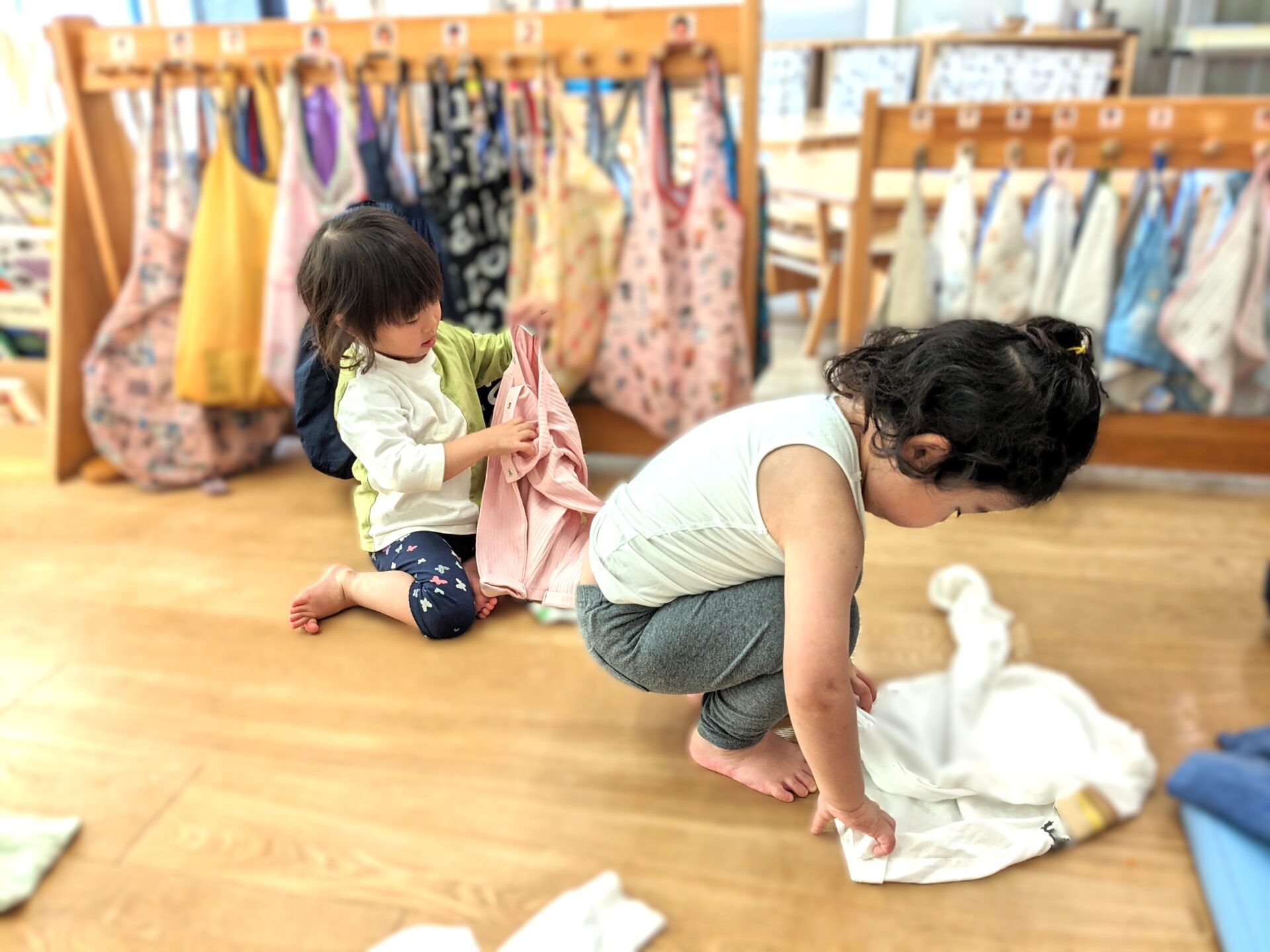 落ち着いた生活リズムを大切にする保育